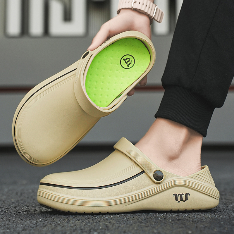 Women Kitchen Accessories - Men Sandals Comfortable Slippers Women Workers