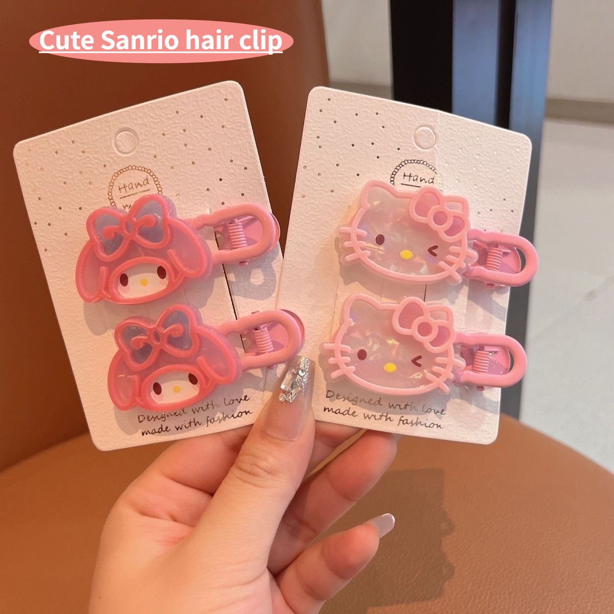 Women'S Accessories List - Sanrio Hello Kitty Kuromi Hair Clips
