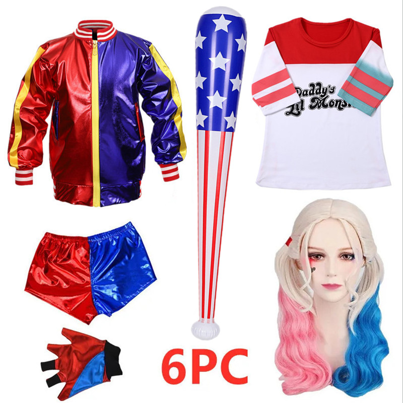 Women'S Harley Quinn Accessories - Women Harley Quinn Jacket Movie Character