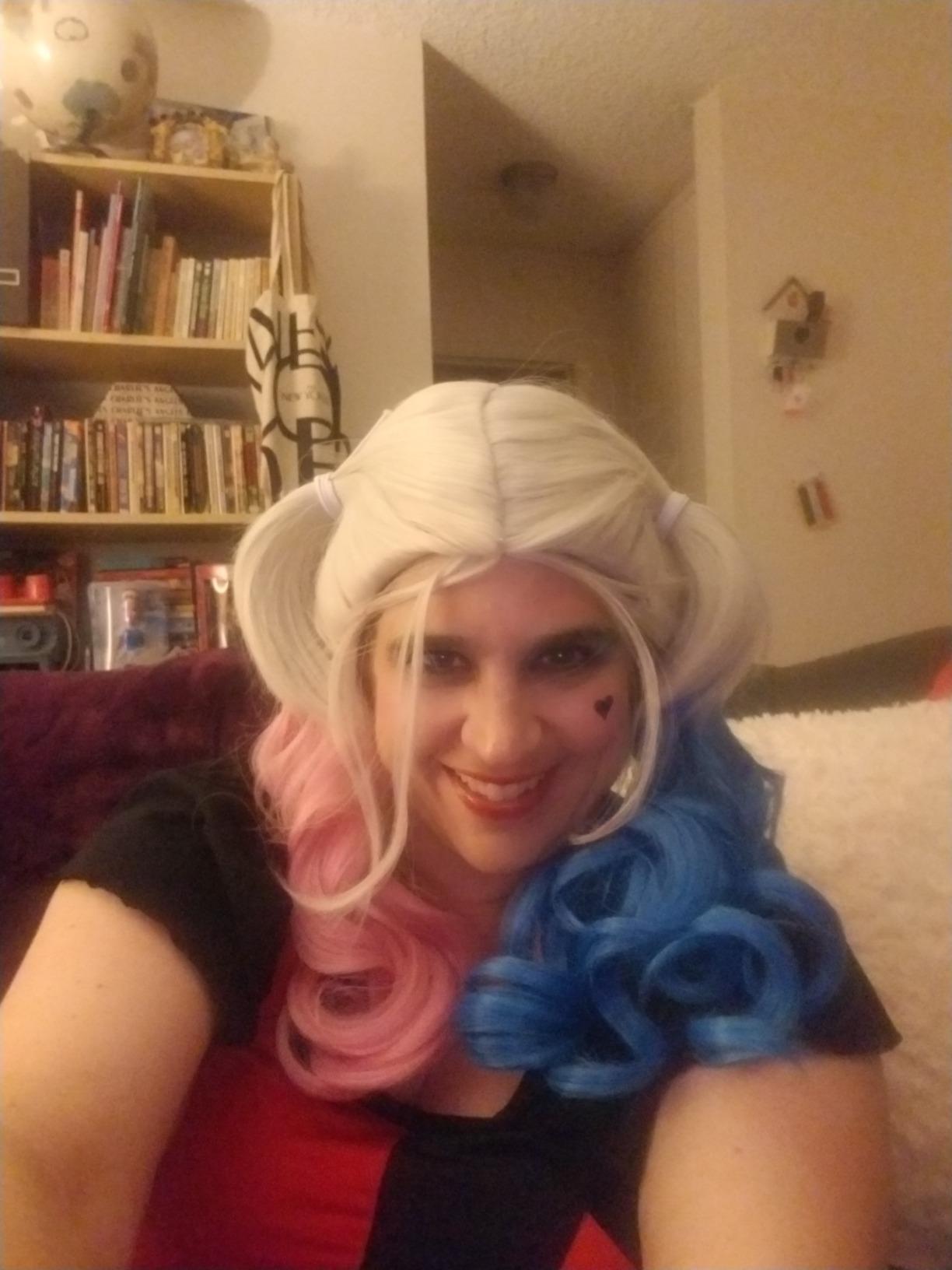 Pink and Blue Wig for Women Cu - Women'S Harley Quinn Accessories review and price