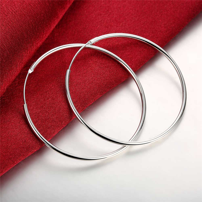DOTEFFIL 925 Sterling Silver S - Statement Earrings Oversized review and price