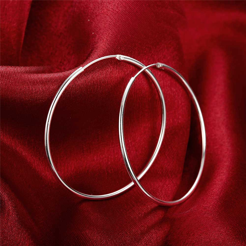 DOTEFFIL 925 Sterling Silver S - Statement Earrings Oversized review and price