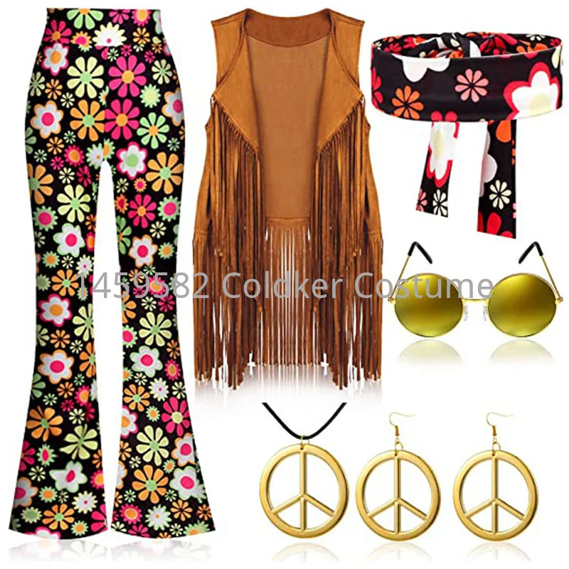 Hippie Costume Women Peace Lov - Women'S Accessories In The 60S review and price
