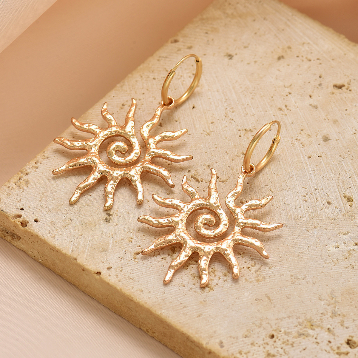 Sunflower Earrings Light Luxur - Women Accessories Shop Online review and price