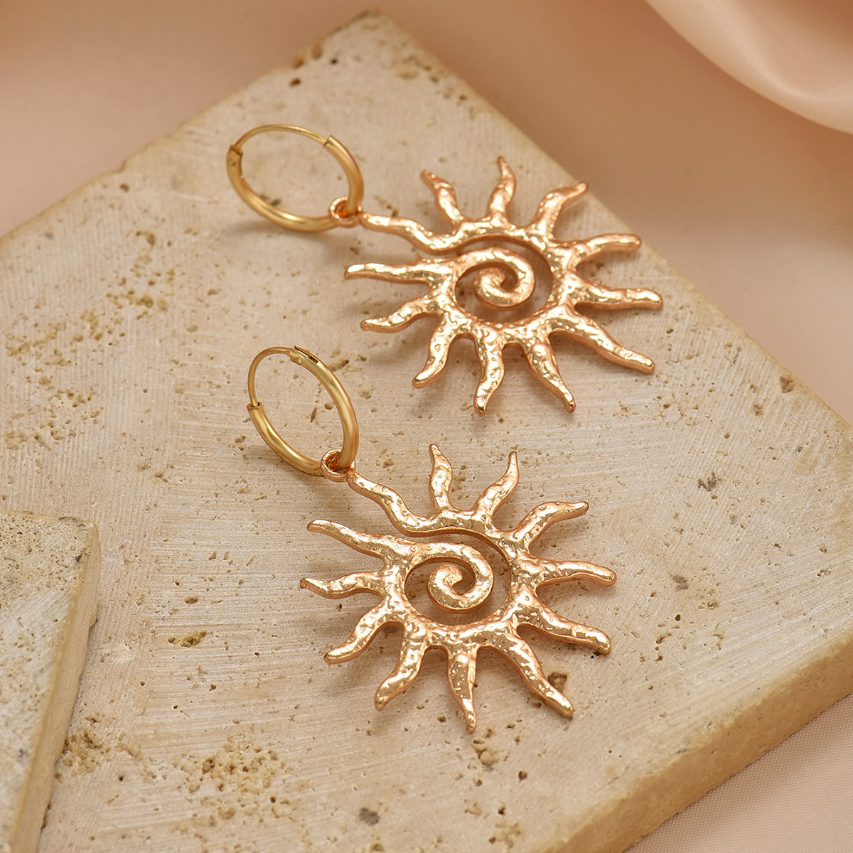Sunflower Earrings Light Luxur - Women Accessories Shop Online review and price
