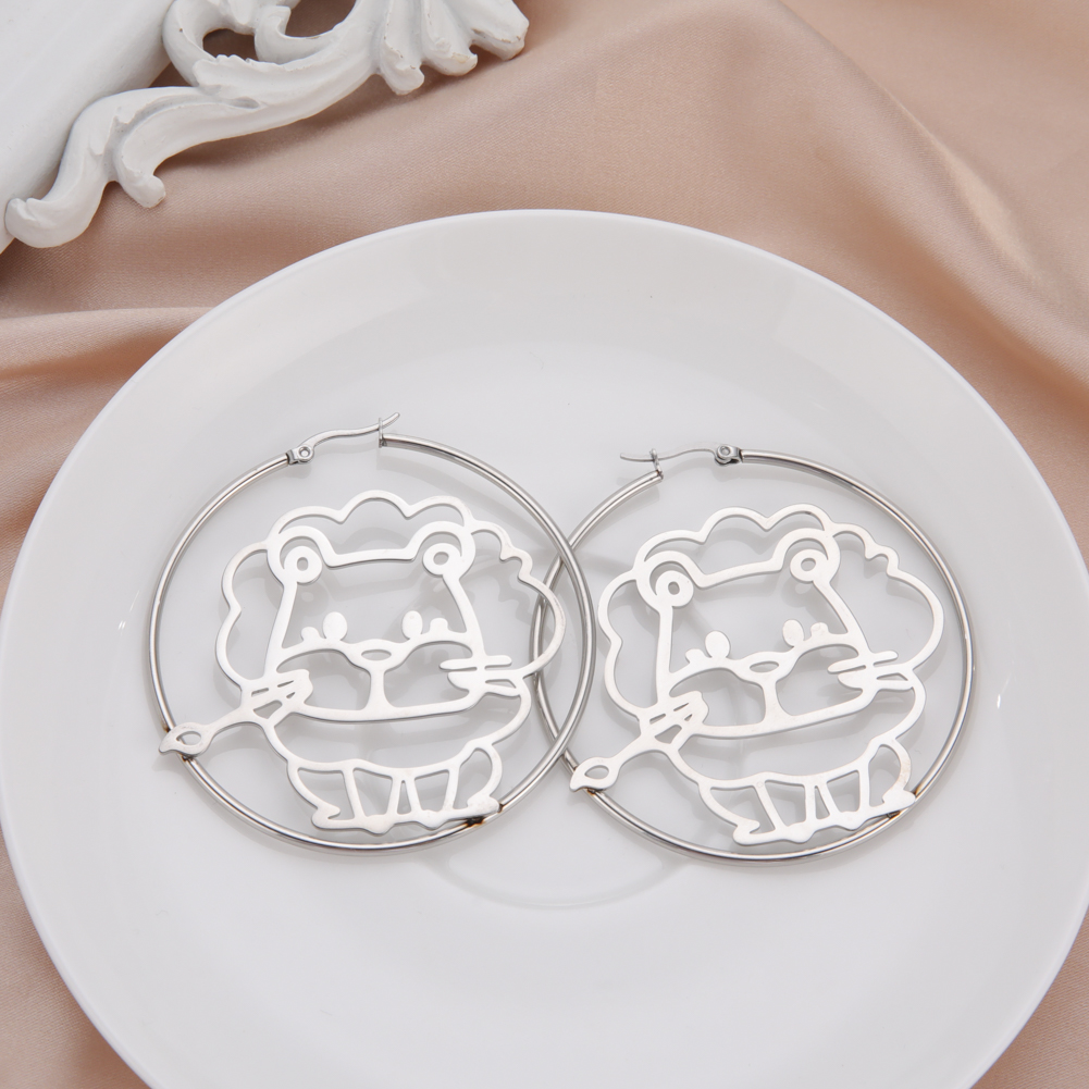 Sipuris Custom Picture Logo Ea - Statement Earrings Oversized review and price