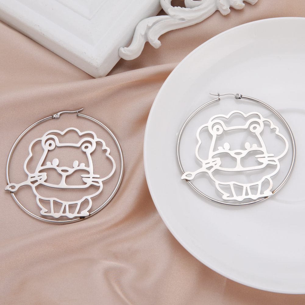 Sipuris Custom Picture Logo Ea - Statement Earrings Oversized review and price