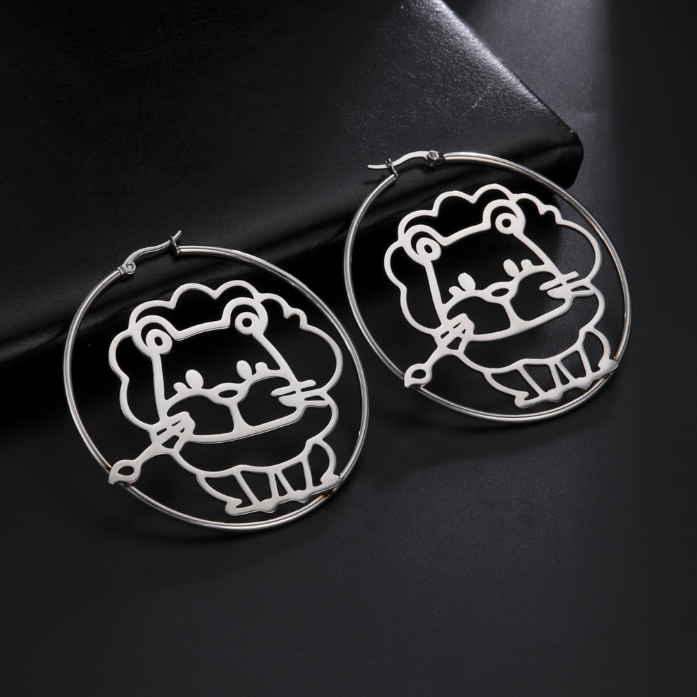 Sipuris Custom Picture Logo Ea - Statement Earrings Oversized review and price
