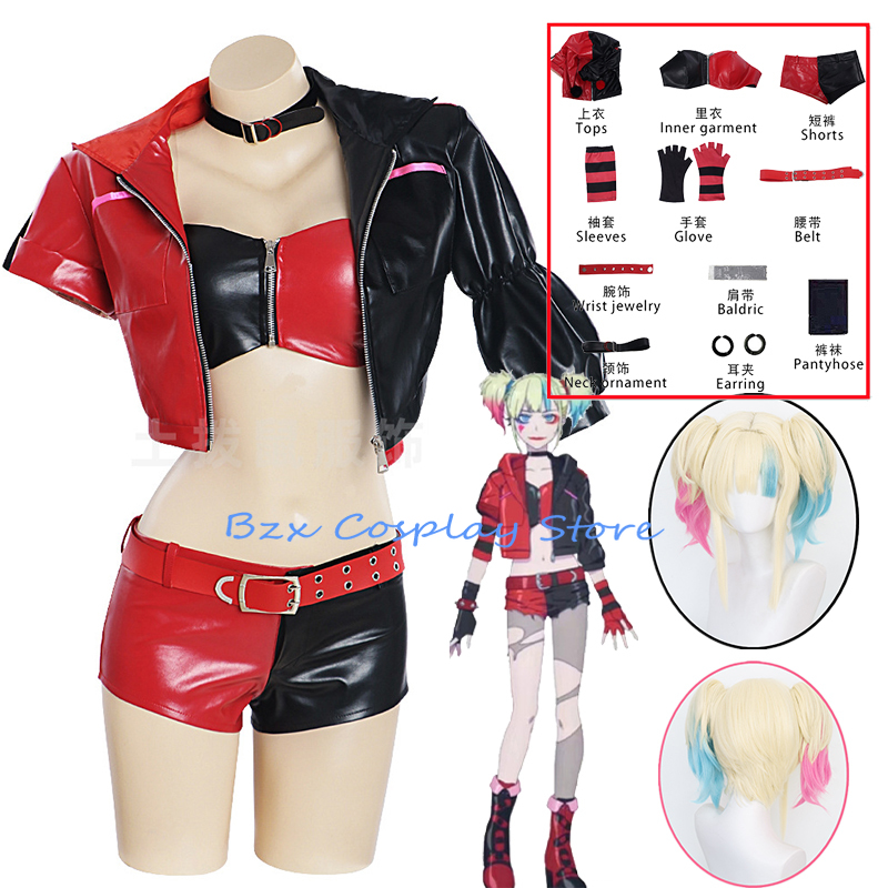 Movie Joke Harley Cosplay Anim - Women'S Harley Quinn Accessories review and price