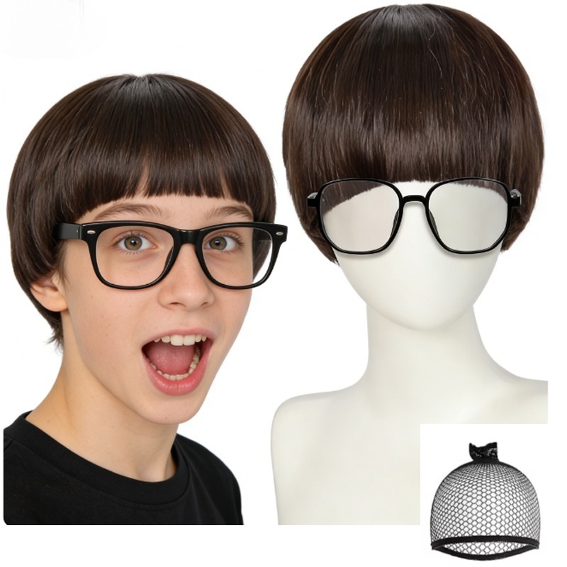 Mushroom Wigs with Bangs + Gla - Women'S Accessories In The 60S review and price