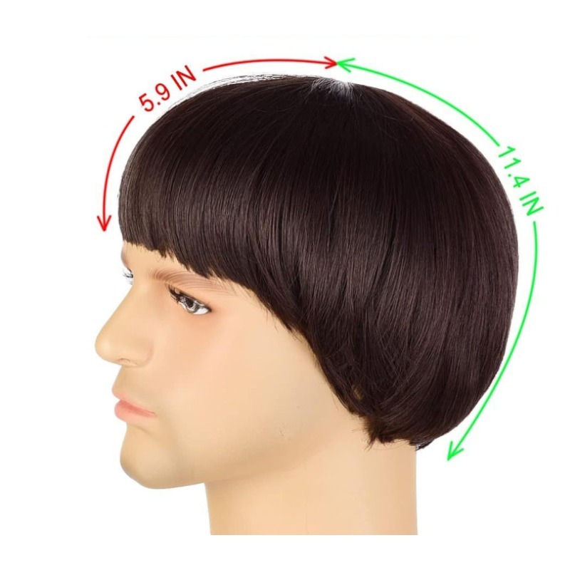 Mushroom Wigs with Bangs + Gla - Women'S Accessories In The 60S review and price