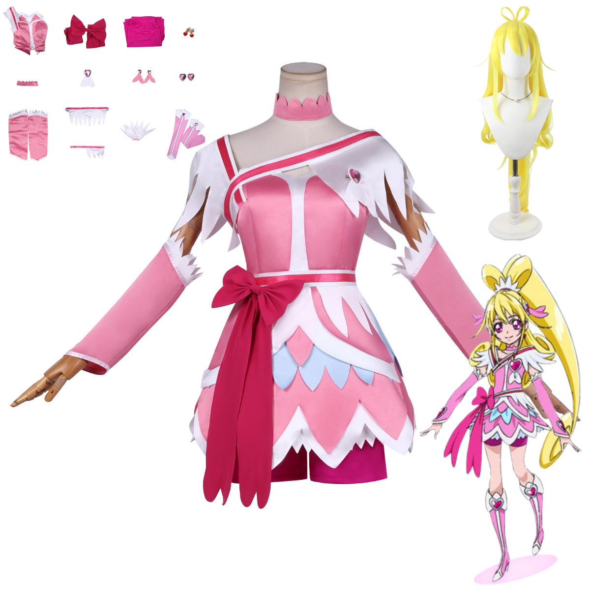Anime Doki Doki! PreCure Cure  - Women'S Accessories List review and price
