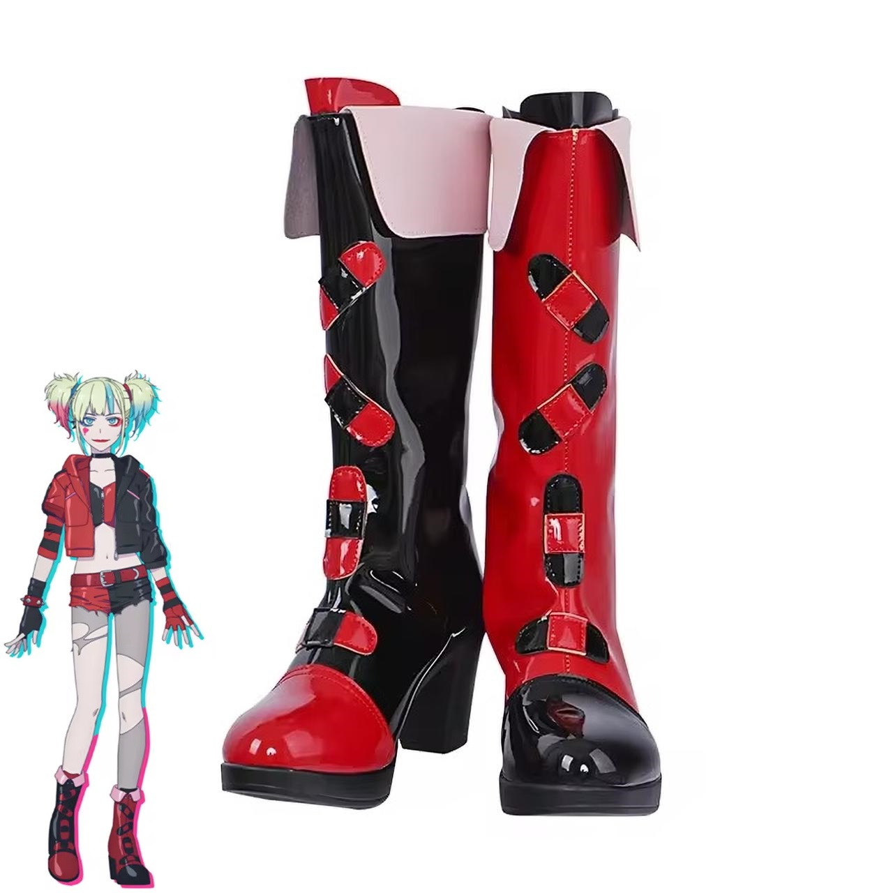 For Harley Quinn Cosplay Shoes - Women'S Harley Quinn Accessories review and price