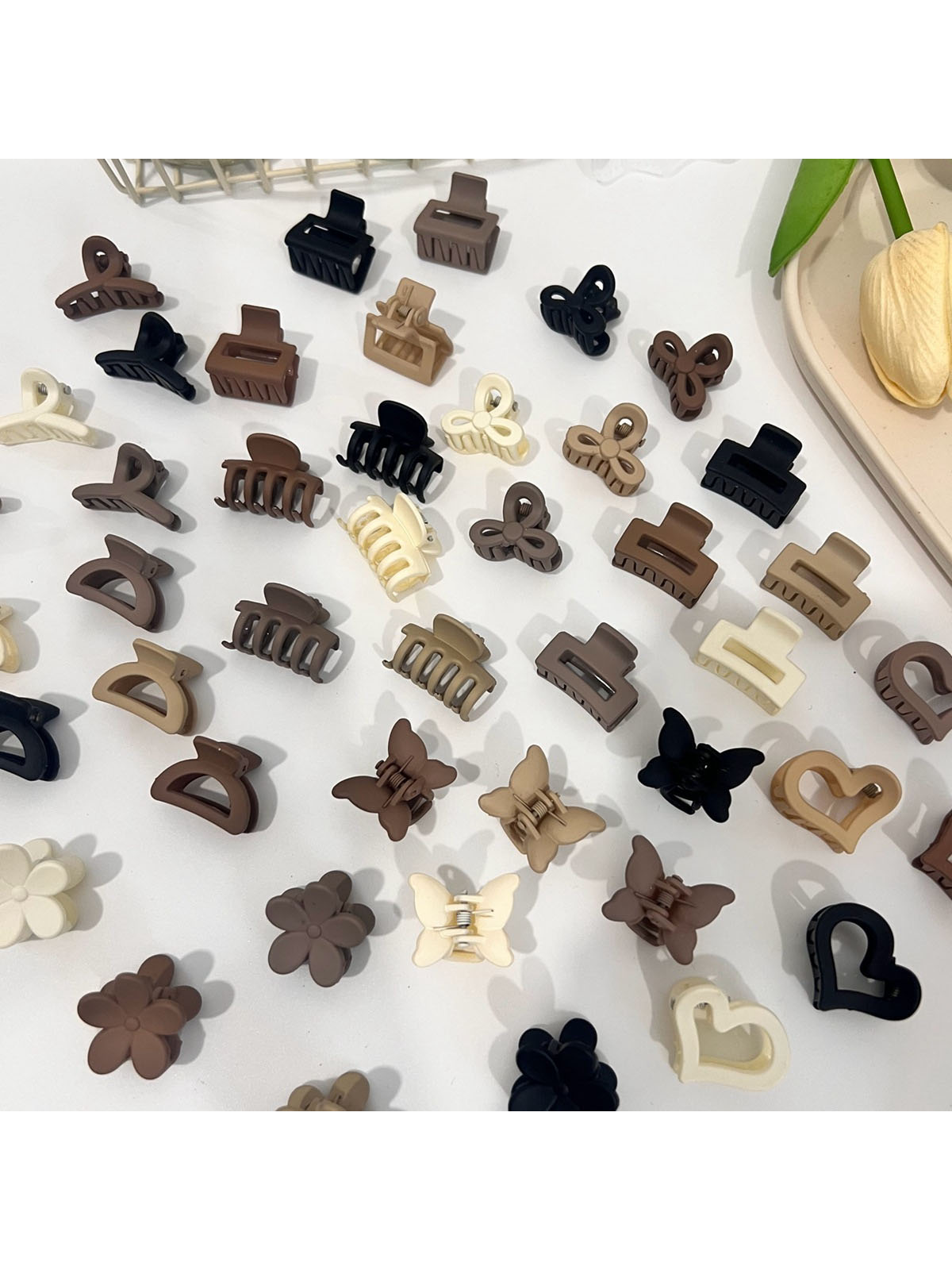 60pcs Frosted Bow Hair Clip fo - Women'S Alo Accessories review and price