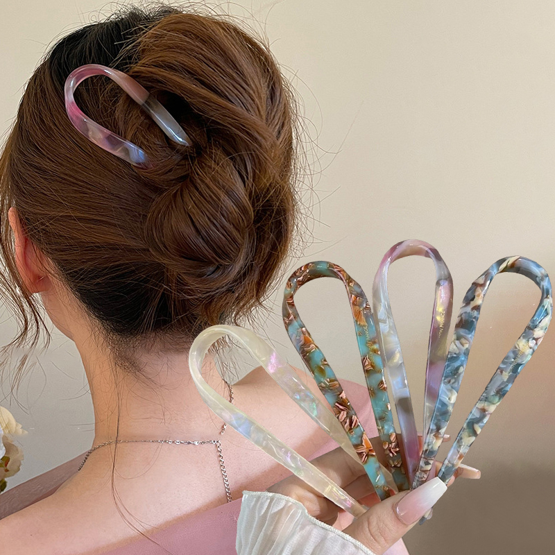 U-Shaped Hair Sticks Acetate A - Women'S Accessories List review and price