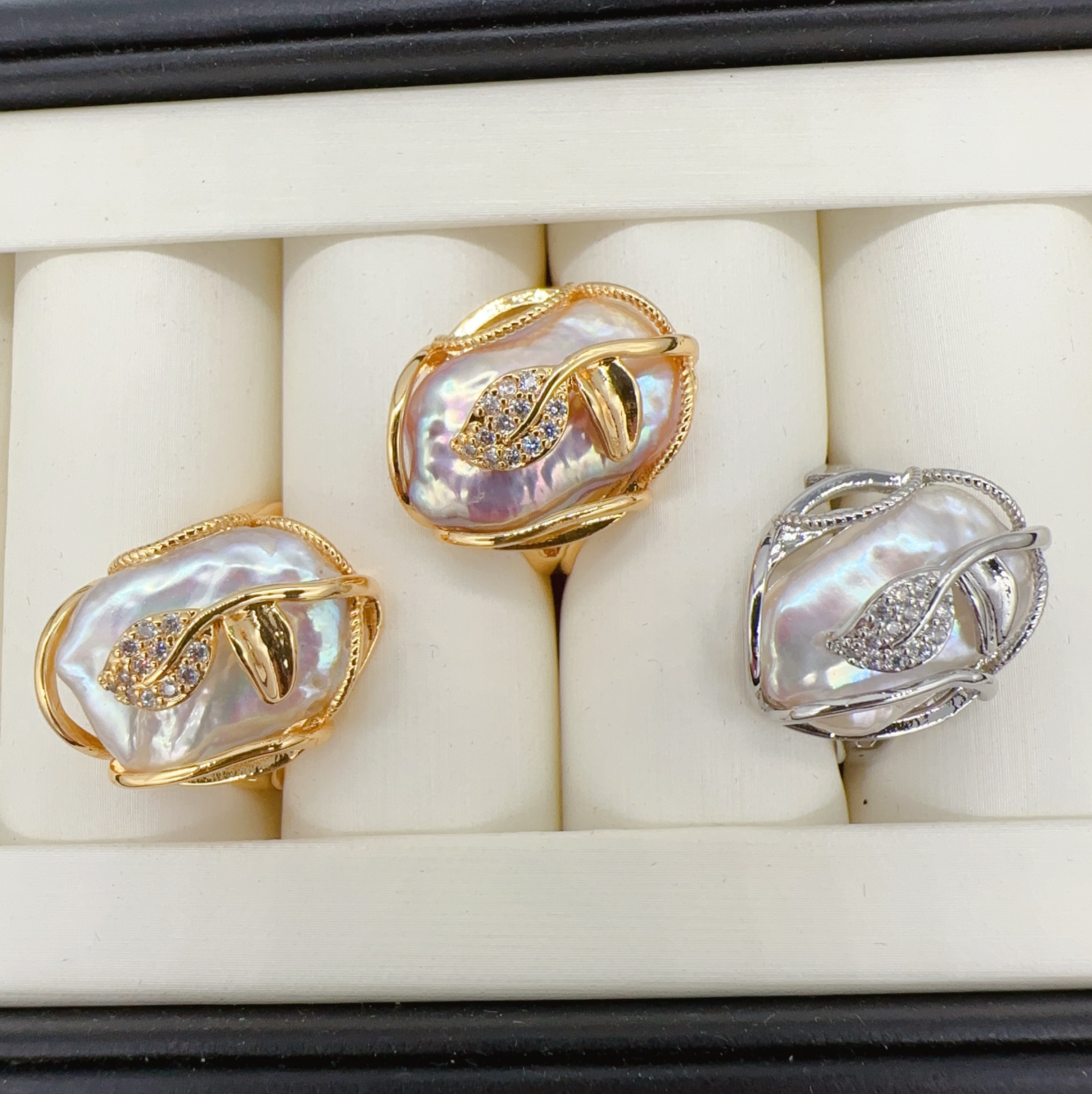 New Arrival Big Baroque Pearl  - Statement Earrings Oversized review and price