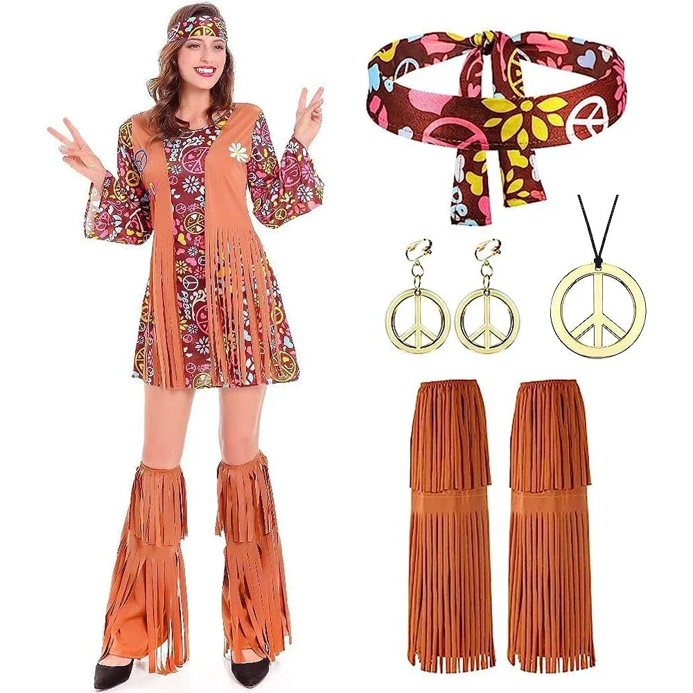 Halloween Disco Dress 70s 60s  - Women'S Accessories In The 60S review and price
