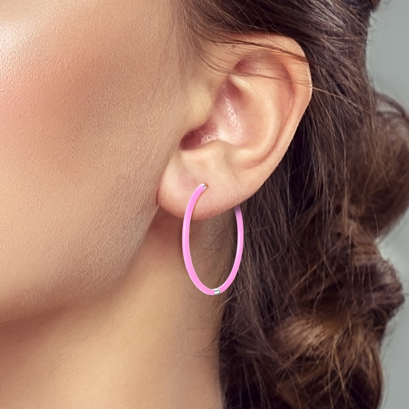 925 Sterling Silver Earrings W - Statement Earrings Oversized review and price