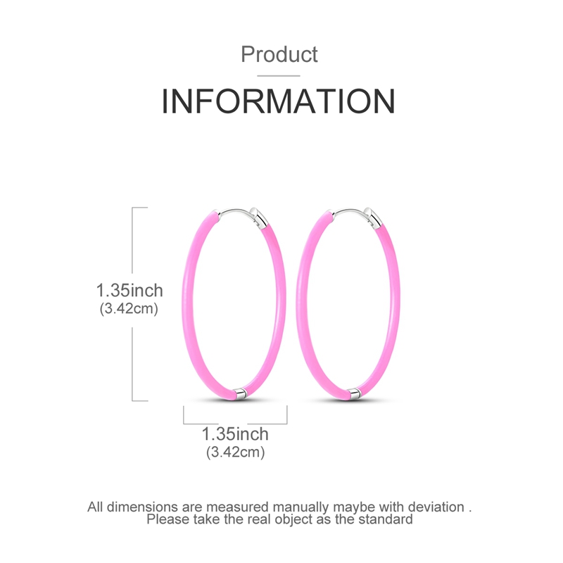 925 Sterling Silver Earrings W - Statement Earrings Oversized review and price