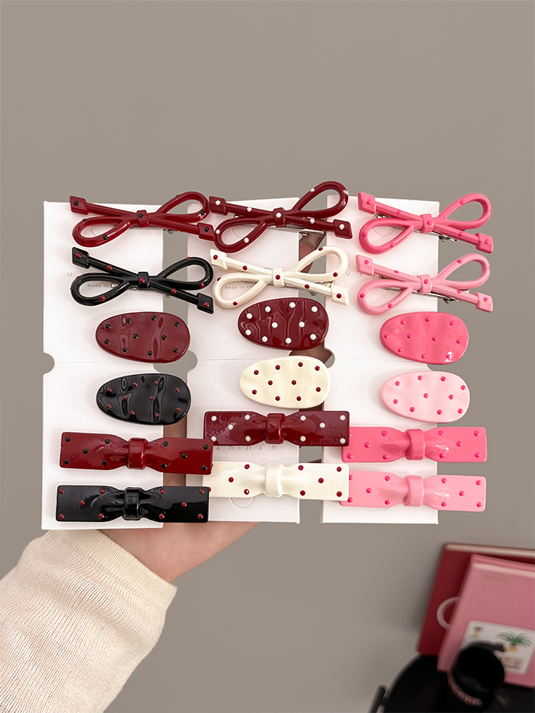 Sweet Cool Polka Dot  Knot Hai - Accessories Brand For Women review and price